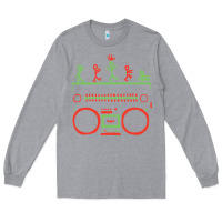 Heather Grey Check Tribe Called Quest Long Sleeve Tee - trangStudio