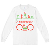White Check Tribe Called Quest Long Sleeve Tee - trangStudio