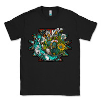 Black aztec moon Classic Tee - SublimationCraftShop