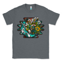 Charcoal Heather aztec moon Classic Tee - SublimationCraftShop
