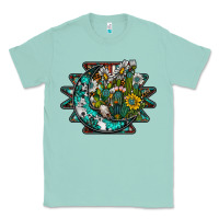 Seafoam aztec moon Classic Tee - SublimationCraftShop