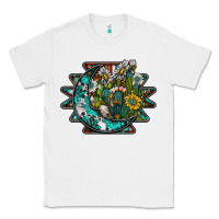 White aztec moon Classic Tee - SublimationCraftShop