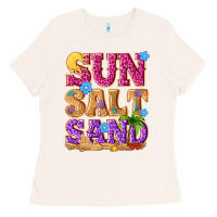 Bone sun salt sand summer Ladies Tee - NancyCooperArtShop
