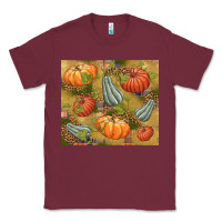 Burgundy Fall Classic Tee - NancyCooperArtShop