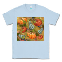 Dusty Blue Fall Classic Tee - NancyCooperArtShop