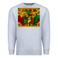Heather Grey juneteenth since 1865 tumbler Premium Sweatshirt - BarkalooDesign