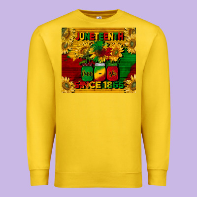 Juneteenth Since 1865 Tumbler Premium Sweatshirt Designed By Barkaloodesign