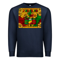 Navy juneteenth since 1865 tumbler Premium Sweatshirt - BarkalooDesign