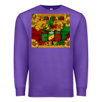 Purple juneteenth since 1865 tumbler Premium Sweatshirt - BarkalooDesign