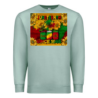 Seafoam juneteenth since 1865 tumbler Premium Sweatshirt - BarkalooDesign