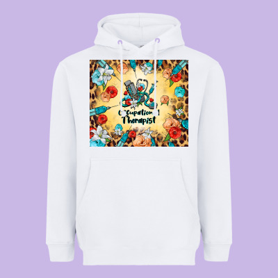 Occupational Therapist Heavyweight Hoodie Designed By Barkaloodesign