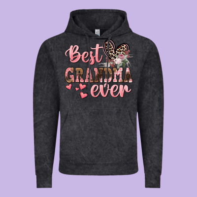 Best Grandma Ever Mother's Day Vintage Hoodie Designed By Cowgirlartshop