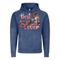 Vintage Denim Best Grandma ever Mother's Day Vintage Hoodie - CowGirlArtShop