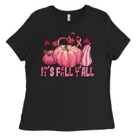 Black its fall yall Ladies Tee - texasbilliewilder