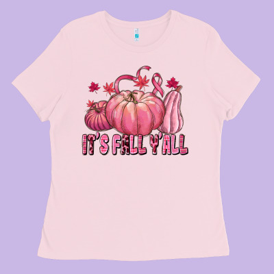 Its Fall Yall Ladies Tee Designed By Texasbilliewilder