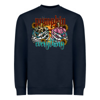 Navy Pumpkin Everything Heavyweight Sweatshirt - CowhideDigitalArt