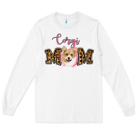 White Corgi Mom Long Sleeve Tee - Jasminsmagicworld