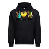 Black peace love beer Urban Hoodie - AdoDesignShop