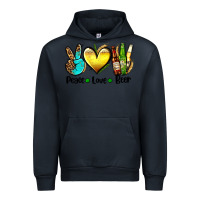 Navy peace love beer Urban Hoodie - AdoDesignShop
