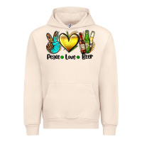 Sandshell peace love beer Urban Hoodie - AdoDesignShop