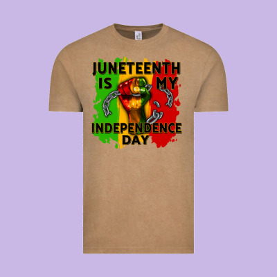 Juneteenth Is My Independence Day Cowgirl Vintage Tee Designed By Cowgirlartshop