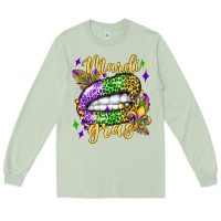 Matcha mardi gras with  lip olivia Long Sleeve Tee - OliviaCreatesArt
