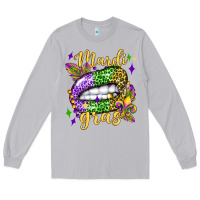 Moon Dust mardi gras with  lip olivia Long Sleeve Tee - OliviaCreatesArt