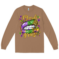 Toasted Coconut mardi gras with  lip olivia Long Sleeve Tee - OliviaCreatesArt