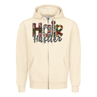 Sandshell hair hustler Zipper Hoodie - SublimationCraftShop