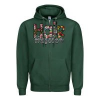 Sports Green hair hustler Zipper Hoodie - SublimationCraftShop