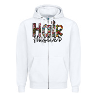 White hair hustler Zipper Hoodie - SublimationCraftShop