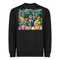 Black easter Heavyweight Sweatshirt - CowhideDigitalArt