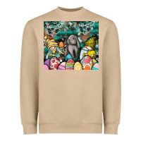 Mushroom easter Heavyweight Sweatshirt - CowhideDigitalArt
