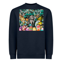 Navy easter Heavyweight Sweatshirt - CowhideDigitalArt
