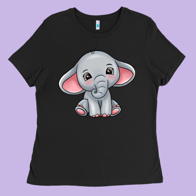 Elephant Ladies Tee Designed By Texasbilliewilder