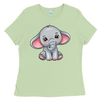 Matcha elephant Ladies Tee - texasbilliewilder