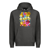 Charcoal Heather Mama Premium Hoodie - CowhideDigitalArt