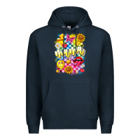 Navy Mama Premium Hoodie - CowhideDigitalArt