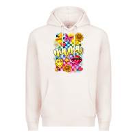 Pale Pink Mama Premium Hoodie - CowhideDigitalArt