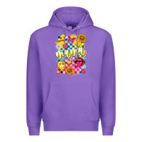 Purple Mama Premium Hoodie - CowhideDigitalArt