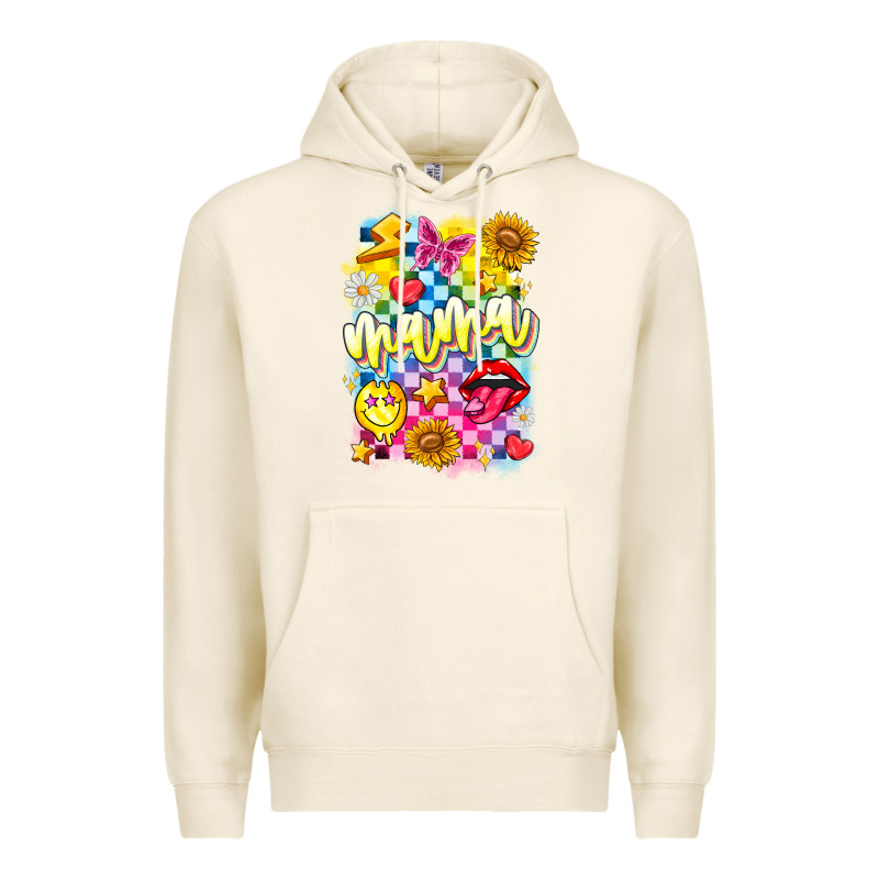 Mama Premium Hoodie by CowhideDigitalArt | Teevron