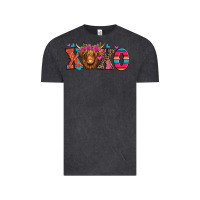 Vintage Black xoxo valentine's day highland cow Vintage Tee - Jasminsmagicworld