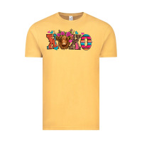 Vintage Mustard xoxo valentine's day highland cow Vintage Tee - Jasminsmagicworld