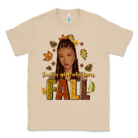 Mushroom Just a girl who loves Fall afro woman Classic Tee - NancyCooperArtShop
