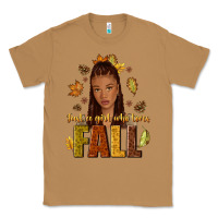 Toasted Coconut Just a girl who loves Fall afro woman Classic Tee - NancyCooperArtShop