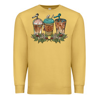Antique Gold western coffees Premium Sweatshirt - BarkalooDesign