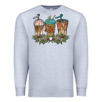 Heather Grey western coffees Premium Sweatshirt - BarkalooDesign