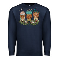 Navy western coffees Premium Sweatshirt - BarkalooDesign