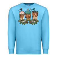 Ocean Blue western coffees Premium Sweatshirt - BarkalooDesign
