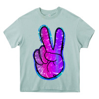 Arona Mermaid Peace Sign Heavy Core Tee - Jasminsmagicworld
